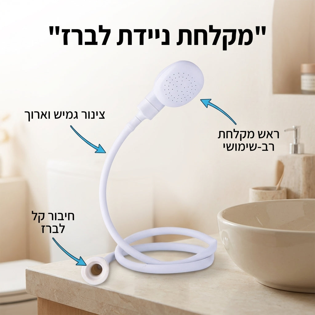 מקלחת ניידת לברז